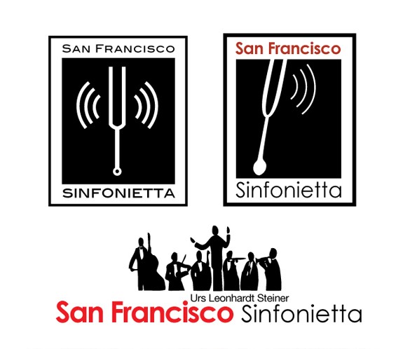 SF Sinfonietta logo variations