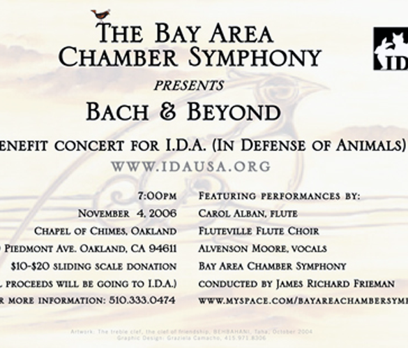 Bay Area Chamber Symphony Postcard thumb