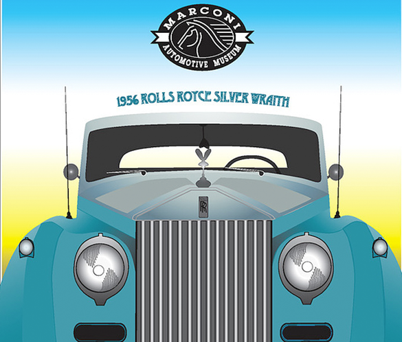 Marconi Automotive Museum Poster, Graziela Camacho, Graphic Designer