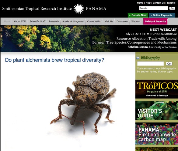 Smithsonian Home Page thumb